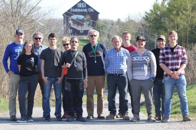 2018 AAPG Club members and Geology Department faculty: picture taken after a visit to the Fairbanks Oil Fields, a National Historic Site in Oil Springs, Ontario,  Canada